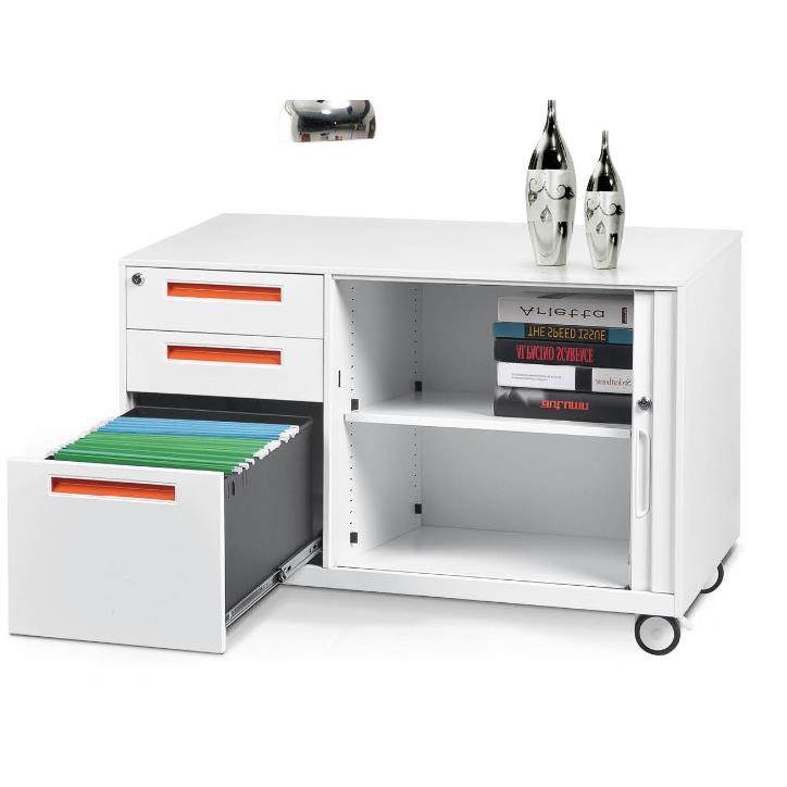 鱼之乐厂动家直供活卷制门放置打办印YZL-02机公桌边钢加厚矮柜,淘宝优惠券,粉丝福利购,淘宝优惠卷