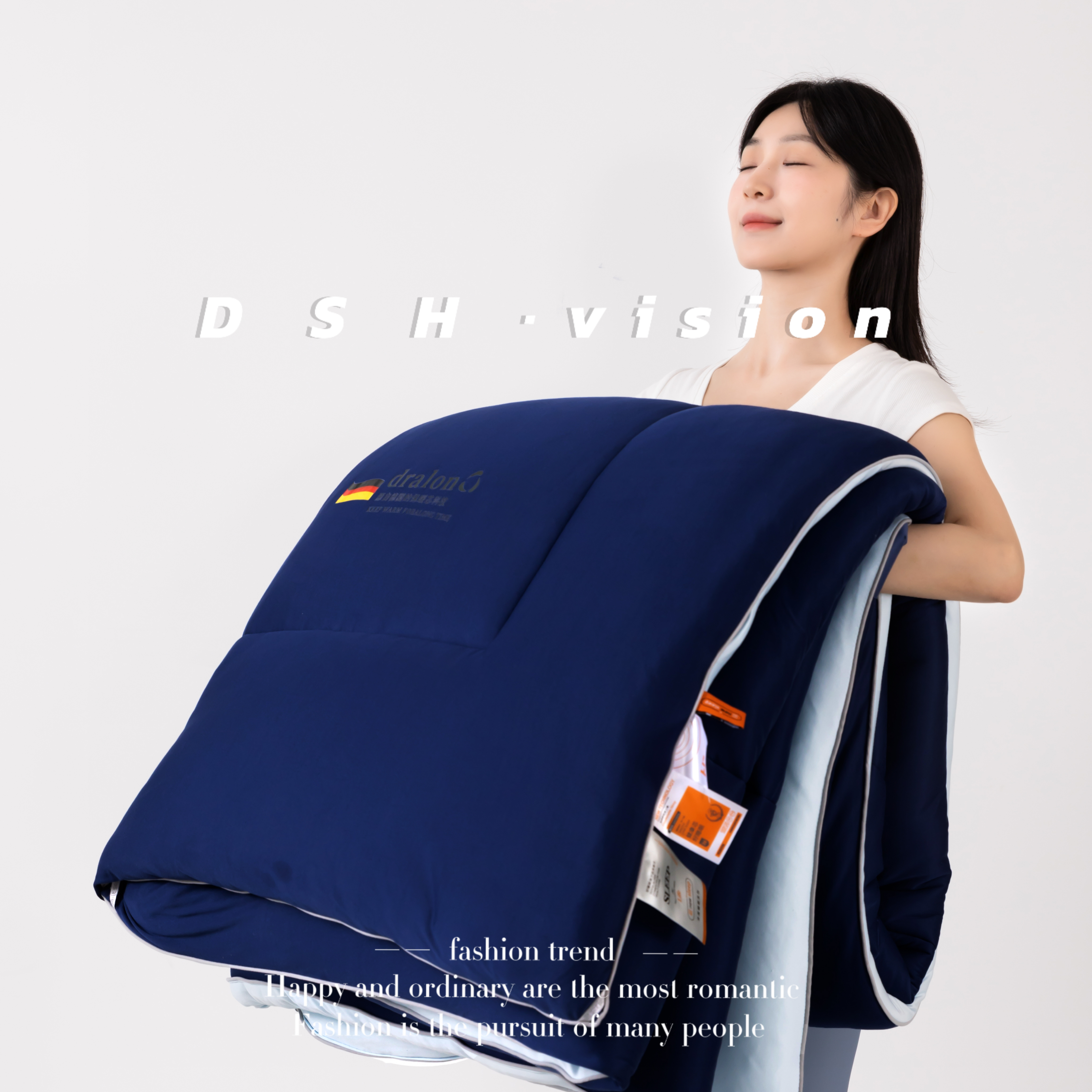 德绒发热被保暖亲肤面料抗菌防螨被子B