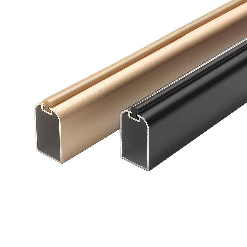 衣柜挂衣杆衣橱横杆铝金黑色转角柜内晾合衣003加厚通杆顶装吊衣,淘宝优惠券,粉丝福利购,淘宝优惠卷