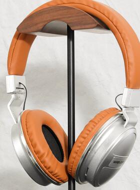 新款用家居品LMW房间放装饰核桃木耳机架创意客厅电视柜开格家摆