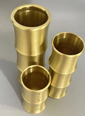 杨铜记筒插竹签铜笔筒铜笔筒摆香件厂竹224家批铜子笔筒