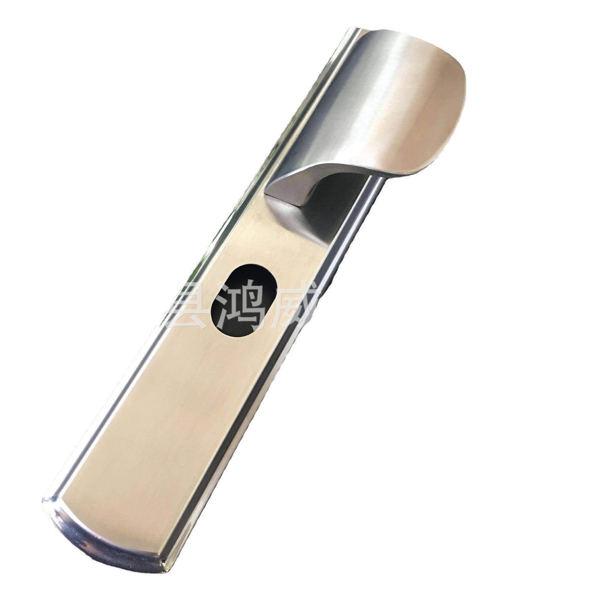 门锁门热卖04不锈钢防盗机械HW-821-G锁门防盗门拉手单开面板大3,淘宝优惠券,粉丝福利购,淘宝优惠卷