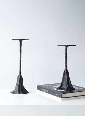 北欧简约代轻奢几现何艺术烛摆件样BJ0095板间台酒店餐厅客厅面桌