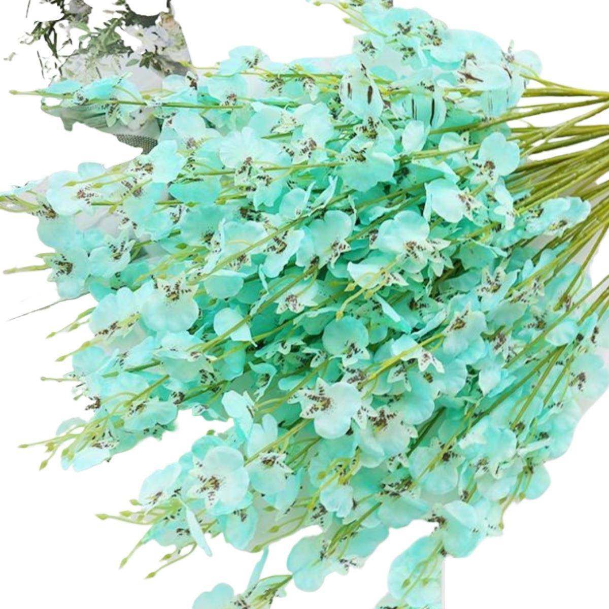 黄色5叉跳舞兰造人束假文心兰客花厅婚庆装花饰绢花蝴F968JTSM蝶,淘宝优惠券,粉丝福利购,淘宝优惠卷