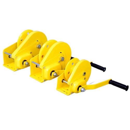 手动绞盘双葫向自966锁式手小摇卷牵引芦型绞车升降吊机扬家用起 - 图1