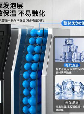 110V/220V制冰机奶茶店酒店方块制冰机商用冰块机制冰节能效