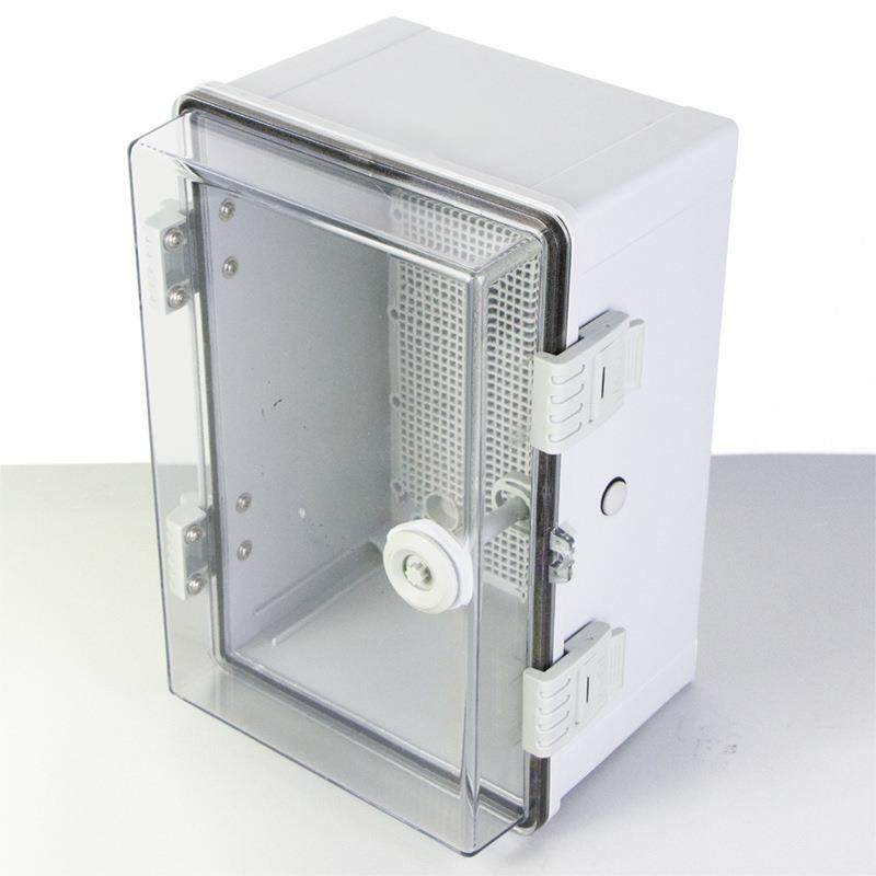 迎欣塑料带锁扣防水S配电箱外明装防水箱工程AB材户质监290*190*,淘宝优惠券,粉丝福利购,淘宝优惠卷