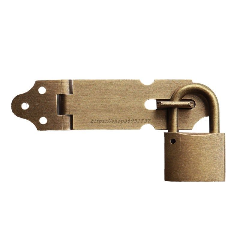 中式仿古纯铜锁扣搭扣抽屉柜门老式木门挂锁90度直角门鼻单扇门扣,淘宝优惠券,粉丝福利购,淘宝优惠卷
