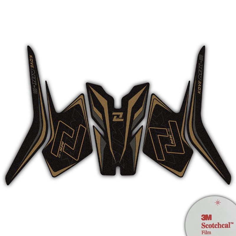 适用凯越5X 0X油箱贴磨砂贴纸鱼骨车身改装拉花版画贴花防刮 - 图2