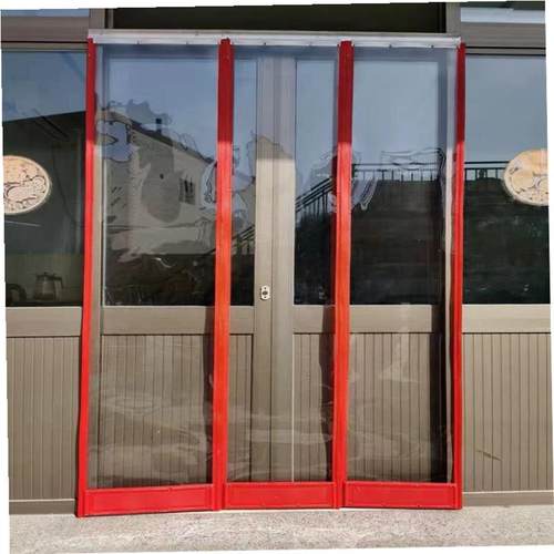 夏天防蚊软门帘新款2025入厂家直供户门大门皮帘子夏透防明挡季风 - 图1