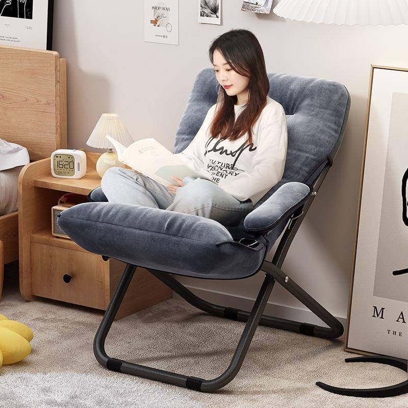 靠人沙发背躺椅学懒台生宿舍电脑椅家咨询客服用卧室单人小沙发阳 - 图0