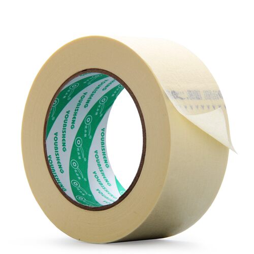 纸胶带耐高温美纹纸胶带汽车家用喷漆遮蔽美缝高粘手撕美纹纸胶布 - 图1