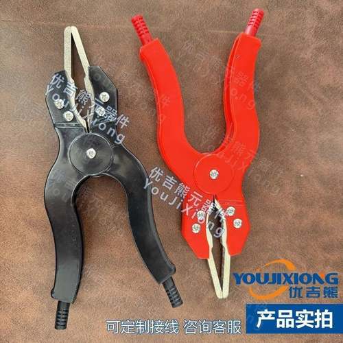 加尖厚流回电阻50A电力直嘴路测试钳电力JKA测试夹测试钳接地夹测 - 图3