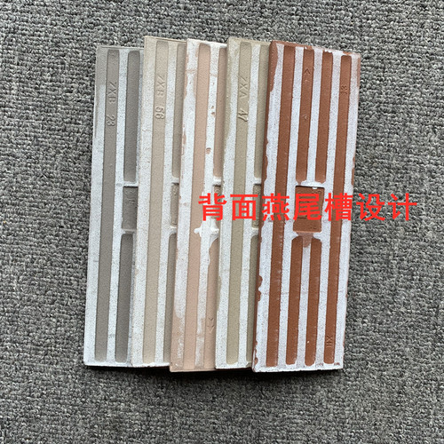 哑光平面山水纹外墙条砖 别墅墙砖60200平面瓷质通体砖室外砖 - 图1