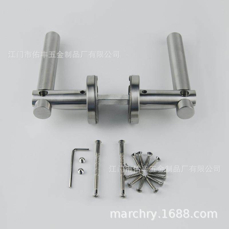 江门拉手厂家 304不锈钢精铸实心门锁执手 门锁把手 分体式门拉手,淘宝优惠券,粉丝福利购,淘宝优惠卷