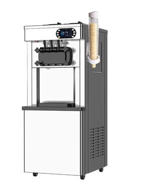 恒芝冰淇淋机商用摆摊冰激凌机器智能触控屏幕七天免清洗立式冰淇