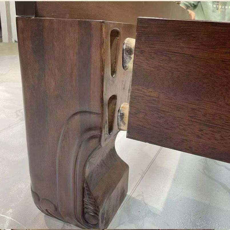 黑胡桃木色实木床1.8米双人床卧室明清中式古典仿古雕花格木大床,淘宝优惠券,粉丝福利购,淘宝优惠卷