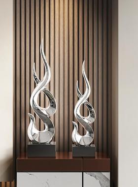 现代轻奢节节升玄关摆件高办室客ltao7742厅酒柜感旁装饰公品艺术