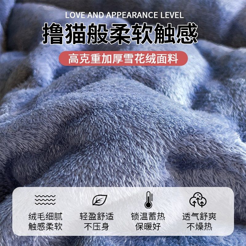 冬季羊羔绒被子棉被被芯冬天2025新款宿舍单人秋冬被加厚保暖10斤,淘宝优惠券,粉丝福利购,淘宝优惠卷