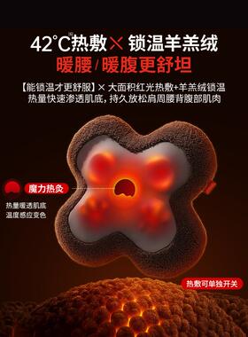 Moza腰部按摩器背部按摩垫全自动按摩全身肩颈按摩器汽车礼品女士