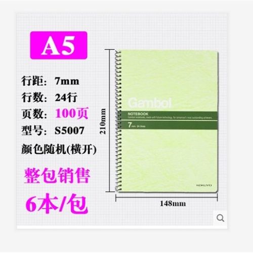 A5渡边笔记本 30页 40页50页 80页100页 无线装订软抄 螺旋笔记本 - 图3
