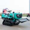 Crawler dual-purpose tractor rides on the rotary tiller for cultivated land, the rotary tiller, the water and drought machine, the agricultural mini-tiller type, the new four-wheel drive