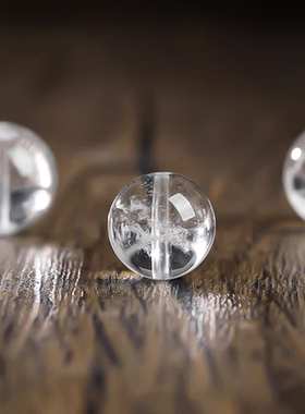 天然喜马拉雅白水晶手链男女款