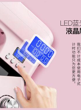 北美电器厨师机家用小型商用全自动揉面机 10档无极变速7.1KG台式
