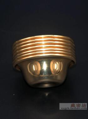 藏米坊佛寺桌面摆件铜制供水碗七尊供水碗八尊供水碗