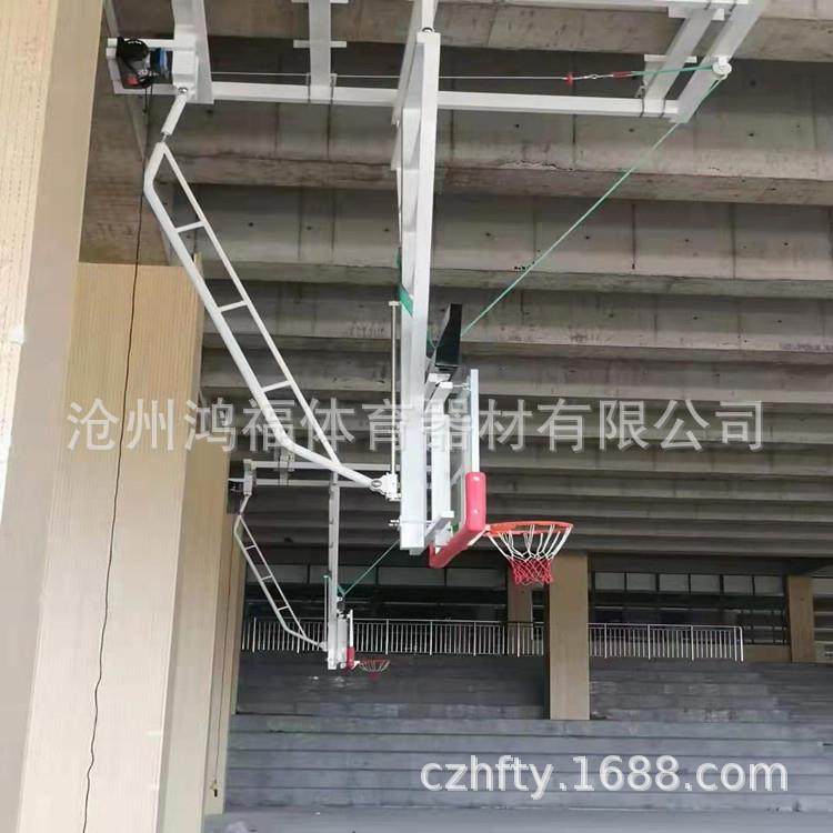 包邮包安装电动遥控悬空吊挂式升降折叠凹箱平箱篮球架多功能,淘宝优惠券,粉丝福利购,淘宝优惠卷