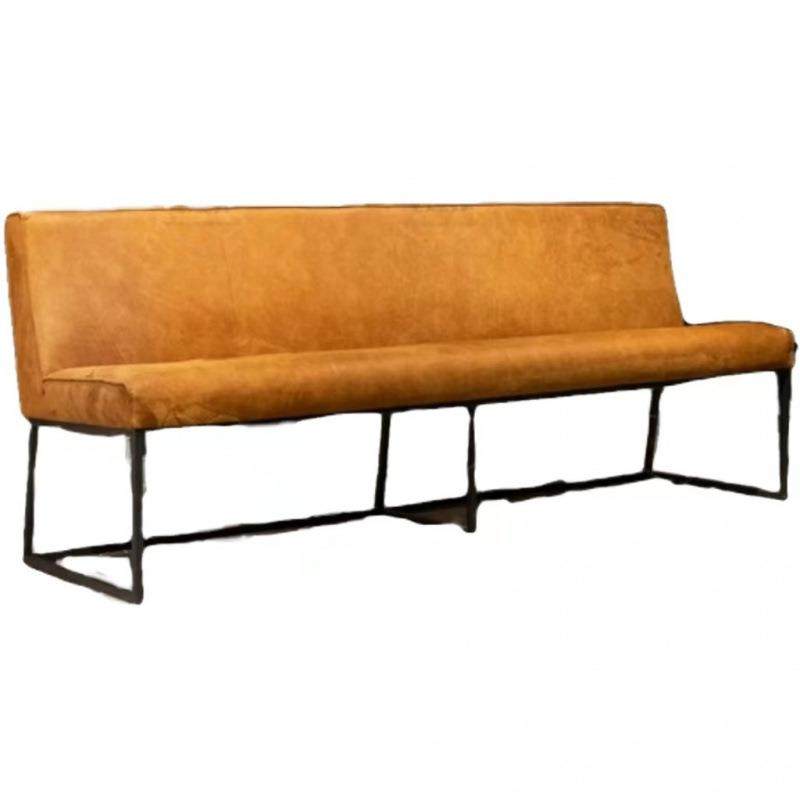 复古lofe工业风长条凳餐厅餐椅带靠背铁艺椅子双三四座皮革长条椅,淘宝优惠券,粉丝福利购,淘宝优惠卷