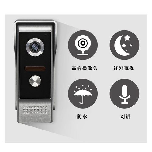 奥硕天可视门铃家用有线监控视频高清智能对讲别墅电子门禁系统 - 图3