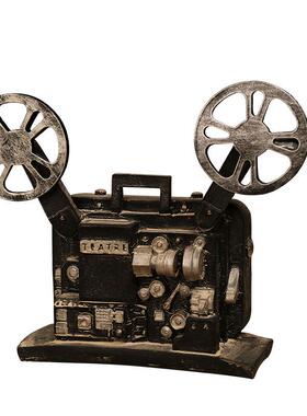 复古怀旧收音机小摆件老式音响道具摄影模型微缩装饰品电视机物件