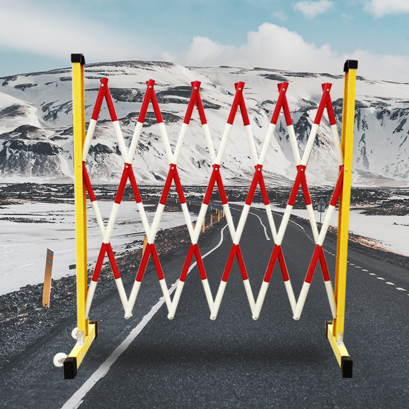 玻璃钢绝缘圆管管式伸缩围栏可移动栅栏电力施工安全防护栏隔离栏 - 图0