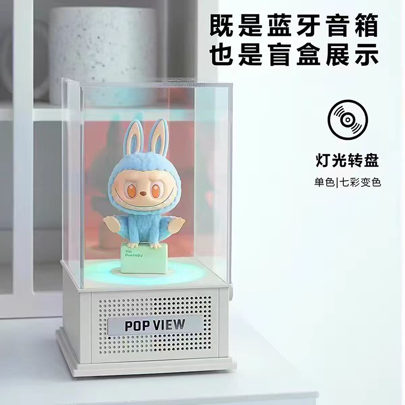 Popview rotating blind box figure storage box