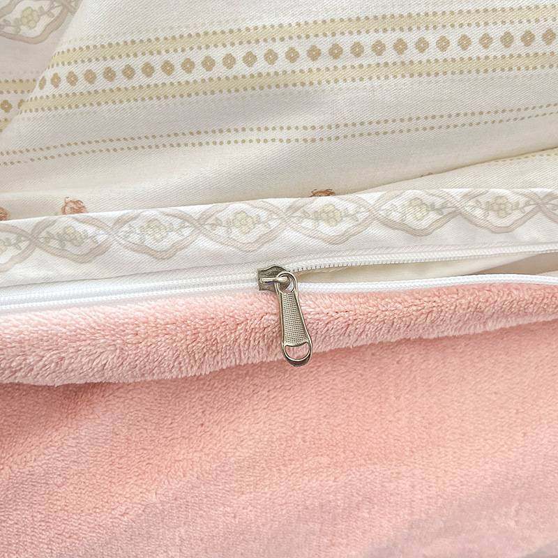 秋冬新品网红款纯棉加绒床上四件套床单床笠款床上用品被套四件套,淘宝优惠券,粉丝福利购,淘宝优惠卷