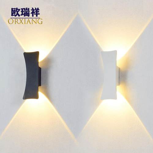 壁灯户外防led双头创意阳别墅X1098庭院卧室台民宿酒饰店墙上装水 - 图0