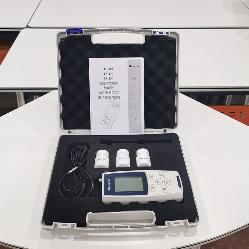 SUNTEX手提式微电脑pH/ORP/ION测定仪TS-250酸度计在线ph检测仪 - 图0