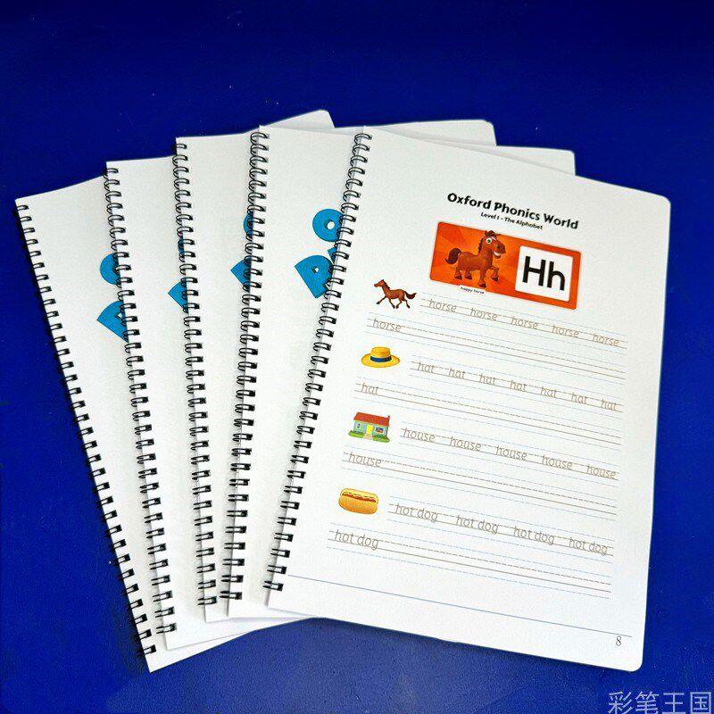 自然拼读描红本一年级儿童phonics英语启蒙单词幼儿园练习作业纸 - 图0