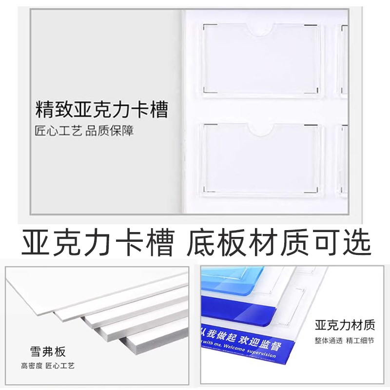 食品安全信息公示栏管理制度展示板公告栏食堂卫生餐饮健康许可证 - 图2