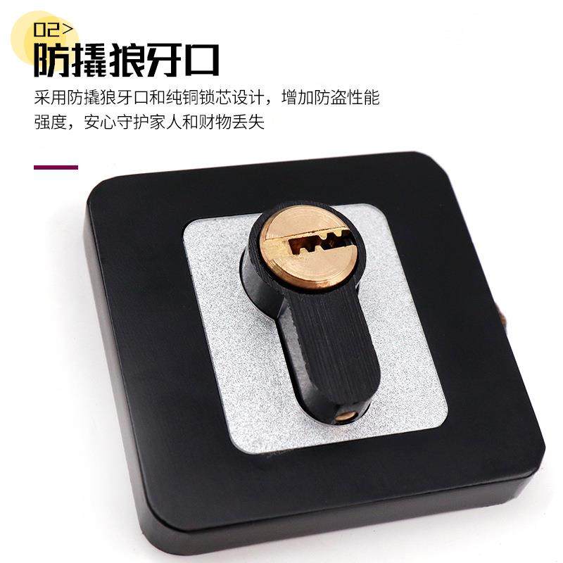 亿固木门静音家用执手锁卫生间锁房门太空铝把手锁室内带光分体锁,淘宝优惠券,粉丝福利购,淘宝优惠卷