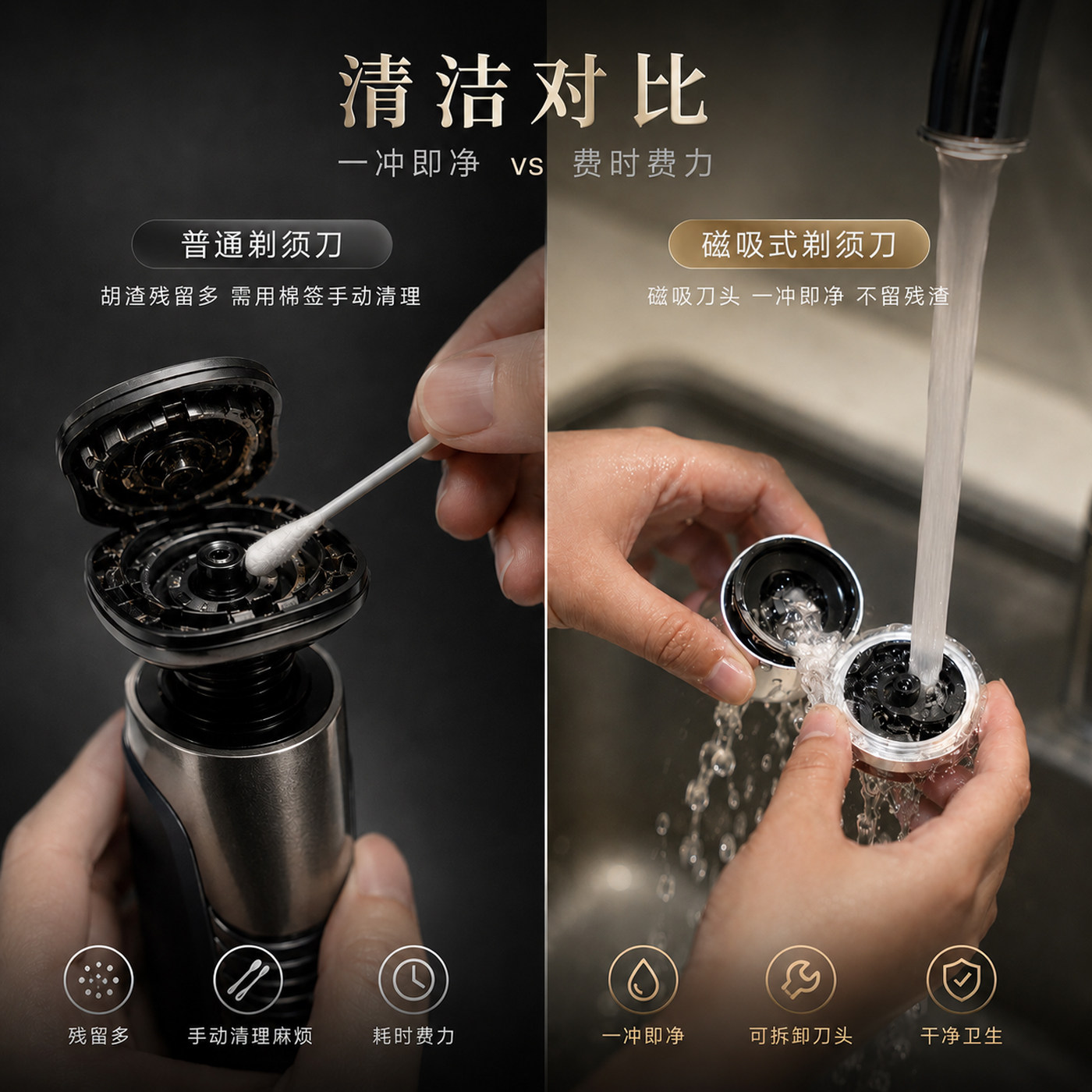 【父亲节礼物】诺小嘉新款电动剃须刀送礼盒