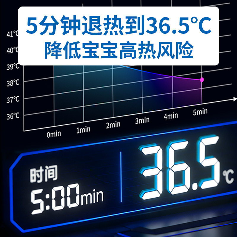 贝百奇儿童智能退热贴降温宝物理降温仪婴幼儿宝宝发热退热防护贴,淘宝优惠券,粉丝福利购,淘宝优惠卷