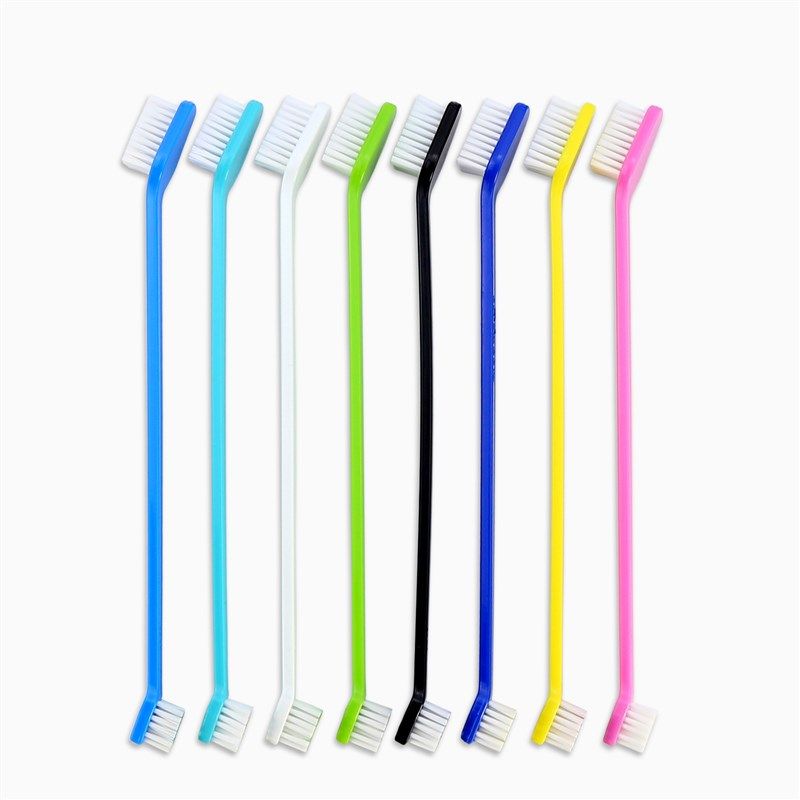 宠物牙刷双头狗牙刷猫牙刷宠物口腔清洁护理牙刷设计一套8支起订,淘宝优惠券,粉丝福利购,淘宝优惠卷