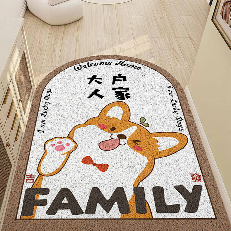 冲鸭入户地垫家用大门外丝圈耐脏防滑地毯可裁剪门垫进门耐磨脚垫,淘宝优惠券,粉丝福利购,淘宝优惠卷