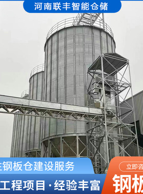 粮库专用大型装配式焊接钢板仓大米小麦粮食仓储存罐