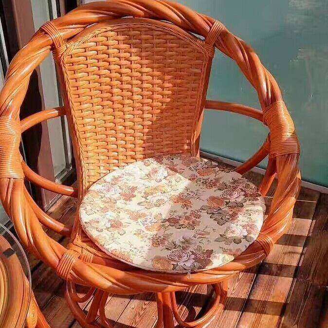 藤天真藤椅件套旋转椅子桌椅茶几阳台客三然NTR厅休闲编靠背家用,淘宝优惠券,粉丝福利购,淘宝优惠卷