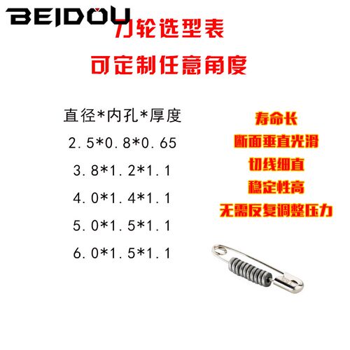 北斗cnc自动玻璃切割机刀头精菱普金利英特马克切片机刀架刀轮 - 图2