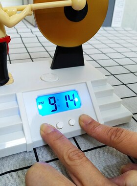 敲锣打鼓闹钟新款学生懒人敲锣大音量闹钟创意恶搞床头卧室闹钟