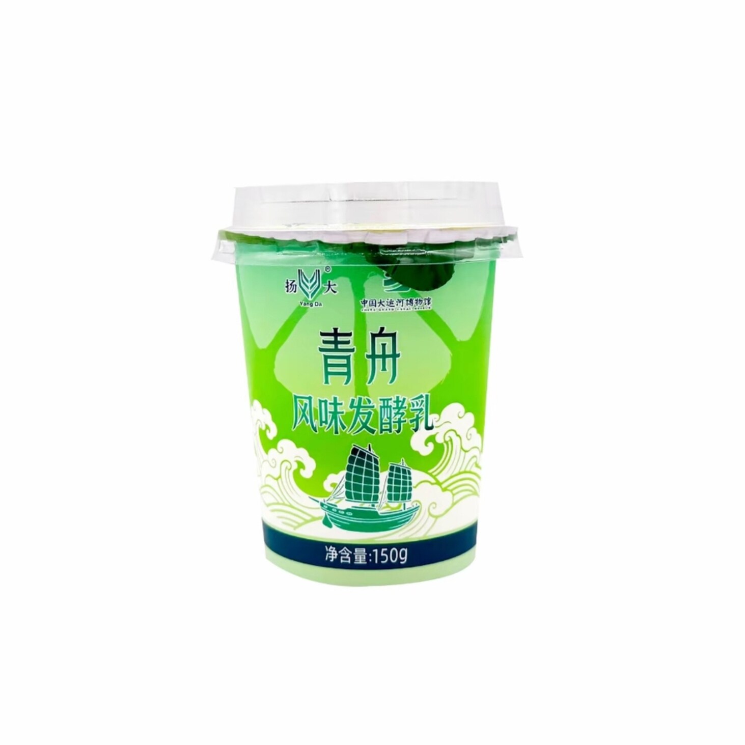 扬大&中国大运河博物馆限定低温酸奶云酪青舟风盈扬大酸奶茉莉花